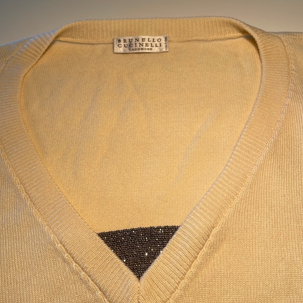 Brunello Cucinelli Cream Cashmere